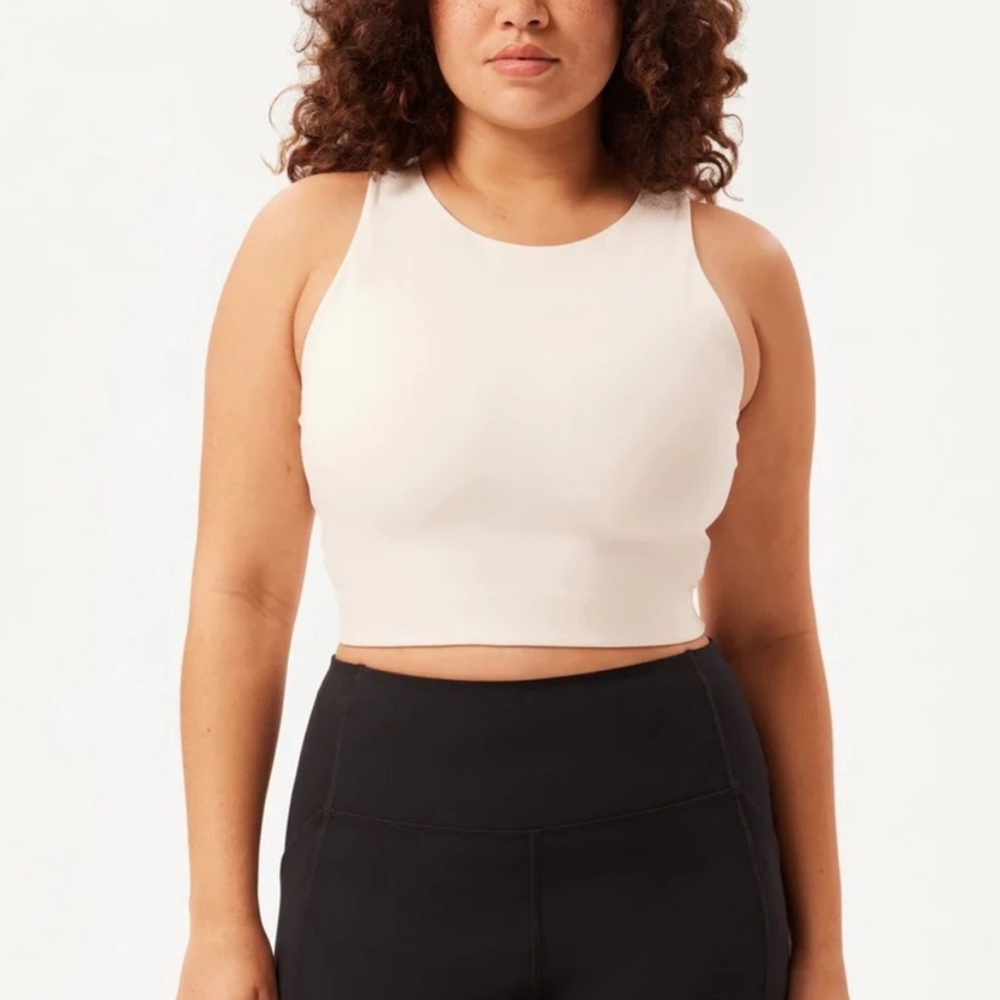 Girlfriend Collective Dylan Sports Bra - White (XL)